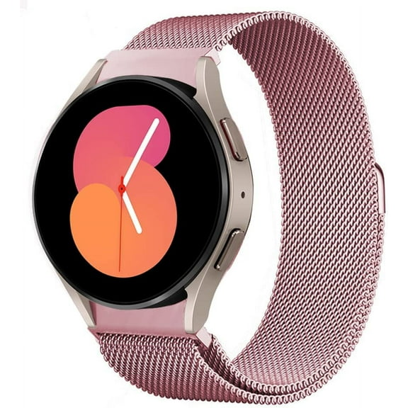 XIHAMA Bands for Samsung Galaxy Watch 6/5/4/7/FE Band 40mm 44mm/Classic 47mm 43mm 46mm 42mm Women/Men,Magnetic Loop Strap for Samsung Galaxy watch 5 Pro band 45mm,No Gap Metal Mesh Correa Wristband