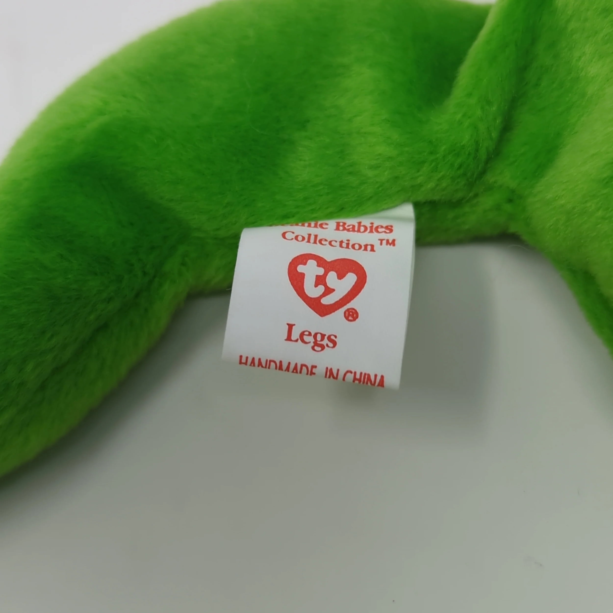 Beanie Babies Legs the Frog Beanie Baby Plush 