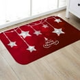 thumbnail image 5 of FANTADOOL Christmas Mats And Rugs Thickened Flannel Fabric Non Slip Rubber Backing Bath Rug Home Kitchen Floor Mat Multi-Size, 5 of 6