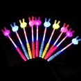 thumbnail image 1 of Bangcool 10PCS Light Stick Cute V Posture LED Light up Stick Glow Stick for Night Party, 1 of 8