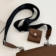thumbnail image 2 of Bolso Bandolera Con Solapa Y Monedero Hombro Diseñador para Mujer (marrón), 2 of 8