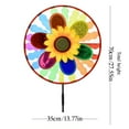 thumbnail image 4 of CheAAlet Garden Sunflower Windmill Decor, Colorful Outdoor Party Windmill, Weathervane Garden Ornament, Rotating Garden Sunflower Decoration, 4 of 9