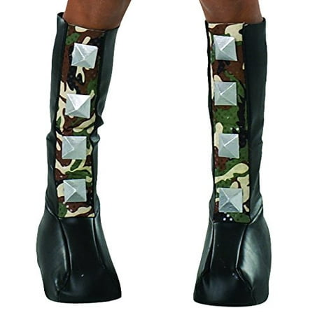 Rubie's Costume Drama Queens Spiked Camouflage Boot