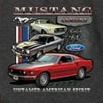 thumbnail image 3 of Wild Bobby Ford Mustang Untamed Spirit Mens Cars and Trucks Men Premium Tri Blend Tee, 3 of 6
