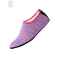 thumbnail image 3 of Gustave Men Women Water Socks Barefoot Quick Dry Aqua Beach Socks For Water Sport Swim Surf Yoga Exercise Beach "M, Line Purple", 3 of 11