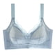 thumbnail image 5 of Ropa interior de talla grande para mujer, sujetador pequeño con pecho grande, fino, ajustable, para chicas gorditas, sin aros, fruncido en la parte superior, sujetador parammary colocado, 5 of 5