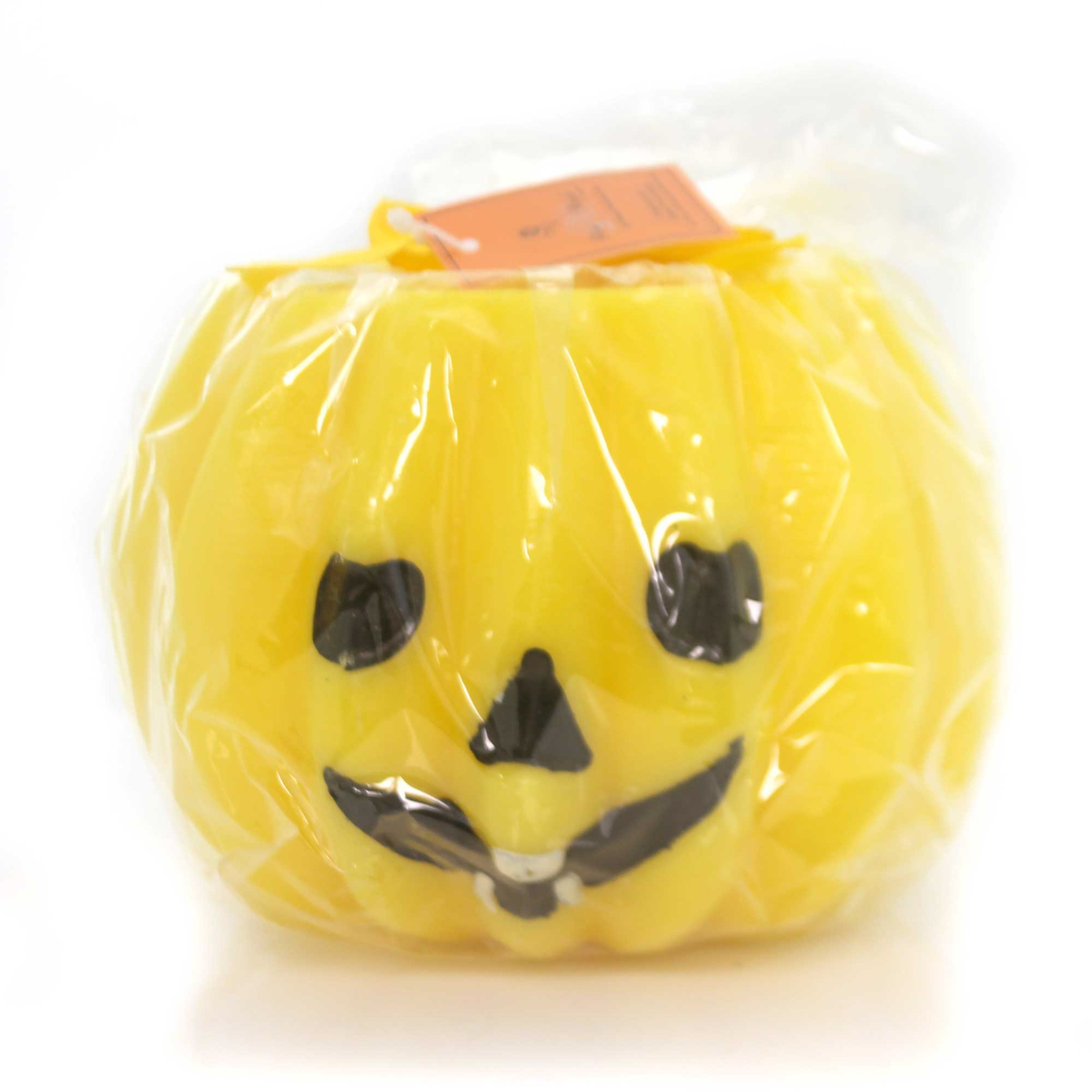 Halloween JACKOLANTERN CANDLE Wax Pumpkin Jack Candle