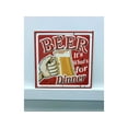 thumbnail image 1 of Bière pour le Dîner Décor Mural Vintage en Métal, 1 of 1