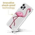 thumbnail image 3 of Case Yard iPhone-12-Pro-Max Case Clear Soft & Flexible TPU Ultra Low Profile Slim Fit Thin Shockproof Transparent Bumper Protective Cover Drop Protective Cell Phone Cases (Classic Flamingo), 3 of 8