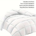 thumbnail image 4 of 1pc Ultra-Light Solid Color Square Comforter - All Season Down Alternative Bedding for Bedroom/Guest Room, 4 of 4