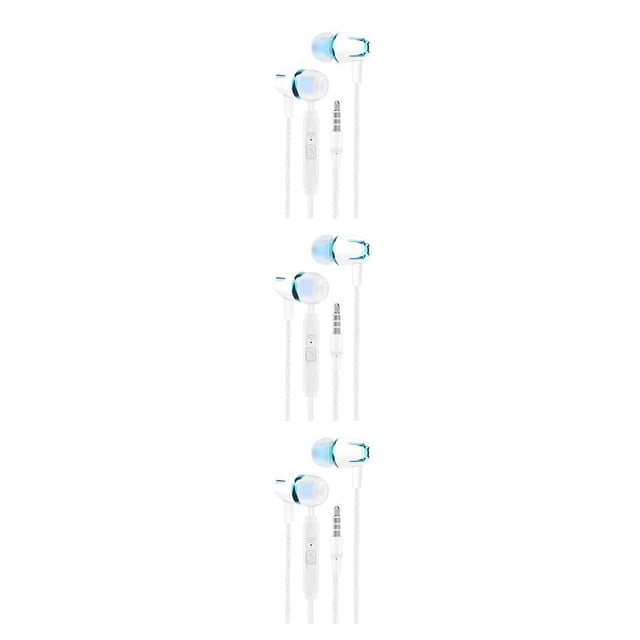 Auricular con cable Matsuzay para teléfono móvil con micrófono control de línea en la oreja Type1 NO1