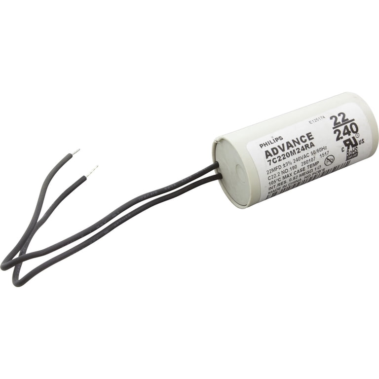 Condensateur Plastique 2 µF / 2000 VDC - Modèle LK-20-205 - Plastic Capacitors Inc. (Neuf)