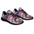 thumbnail image 6 of Happy 4th Of July Shoes Patriotic Gnomes Truck Print Sneakers Lightweight Comfortable Running Shoes for Men Women Black Size 7, 6 of 7