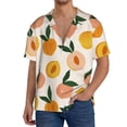 thumbnail image 3 of Haiem Peach1 Men's Casual Shirts Short Sleeve Button Down Shirts Fashion Textured Summer Beach Shirt-3X-Large, 3 of 7