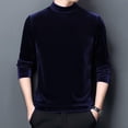thumbnail image 2 of Men’s High Neck Long Sleeve T-Shirt Casual Versatile Winter Base Layer Top, 2 of 5