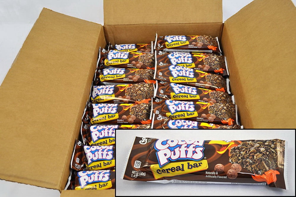 (Price/Case)Cocoa Puffs Cereal Bar 1.42 Ounce Bar 96 Bars Per Case