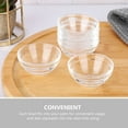 thumbnail image 3 of LNGOOR 2pcs Glass Dessert Bowls Appetizer Fruit Salads Dish Small Rice Pudding Bowls, 3 of 6