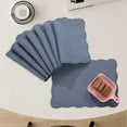thumbnail image 3 of 100% Cotton Quilted Placemats Set of 6,Washable Cloth Table Placemats for Kitchen & Dining Table, 3 of 6