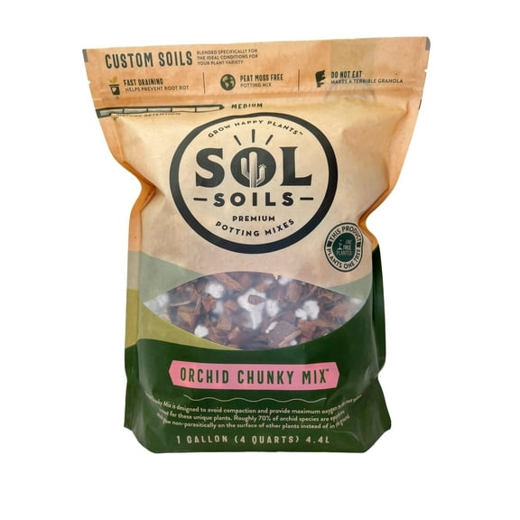 Sol Soils Orchid Chunky Mix 1 Gallon