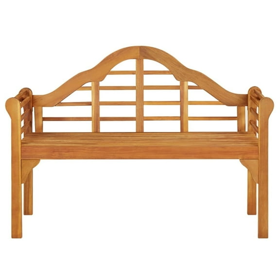 vidaXL 1 Piece 49.2" Solid Acacia Wood Patio Bench