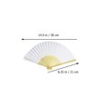 thumbnail image 2 of 10pcs DIY Handicrafts Tools Painting Folding Fan Drawing Hand Fans for Kids, 2 of 9