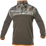 Realtree Big Men's Microfleece 1/4 Zip Pullover
