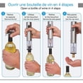thumbnail image 4 of Sacacorchos Eléctrico Inalámbrico ZHAOCHENG con Cortador de Aluminio y Base de Carga, 4 of 5