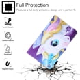 thumbnail image 3 of Allytech Galaxy Tab A 8.0" 2019 Case SM-T290/SM-T295 Cover, PU Leather Impact Resistant Folio Stand Case with Card Slots for Samsung Galaxy Tab A8 2019 Without S Pen Model SM-T290/T295, Unicorn, 3 of 6