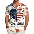 thumbnail image 2 of Yindaity Independence Day Shirts for Men American Flag USA 4th of July Men Women Boys Girls T-Shirt(Red,6XL), 2 of 6