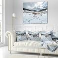 thumbnail image 2 of Designart Snow Mountains in Kosciuszko Park - Landscape Printed Throw Pillow - 18x18, 2 of 4