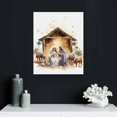 thumbnail image 4 of EastSmooth  Vintage Mary &amp; Joseph Birth of Jesus Christ Poster, Nativity Scene Canvas Wall Art, Holy Christian Spiritual Painting, Nativity Pictures for Wall, 4 of 4