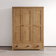 thumbnail image 2 of Topazio 3D2S Solid Wood Wardrobe, 2 of 7