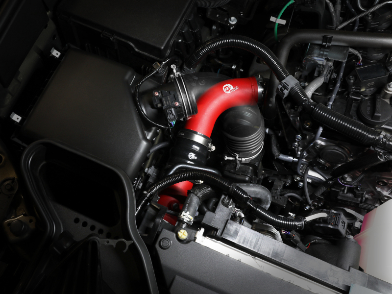 BladeRunner 2-1/2 IN & 3 IN Aluminum Hot and Cold Charge Pipe Kit Red