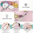 thumbnail image 3 of Coolnut Magic Wand Unicorn Pillowcase Standard Size, Super Soft Pillow Shams Covers, Plush Cozy Pillow Cases with Zipper, 20" X 26"（72） Home Decor Gifts, 3 of 6