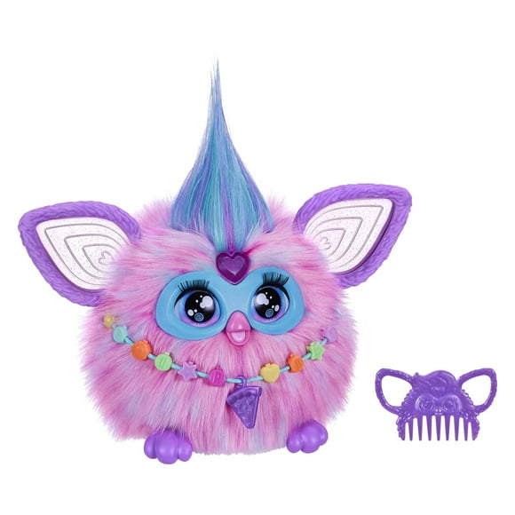 Peluche interactivo Furby Cotton Candy con 15 accesorios