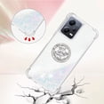 thumbnail image 3 of Funda para Xiaomi Redmi Note 12 5G con Brillo Líquido Flotante, Purpurina, Parachoques y Anillo Giratorio Soporte, 3 of 5