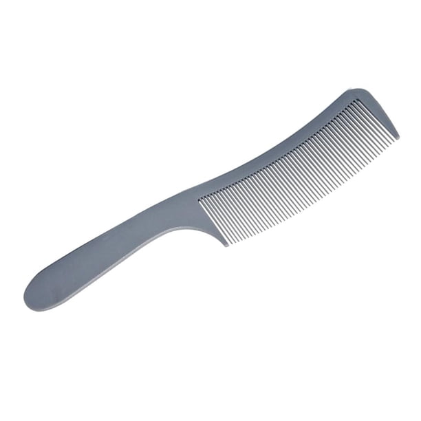 Peine antiestático para peinar el cabello, profesional, curvo y resistente al calor. gris