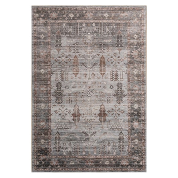 Tapete Decorativo Rustic Indigo 2.4 m x 3.4 m | Saffron Looms
