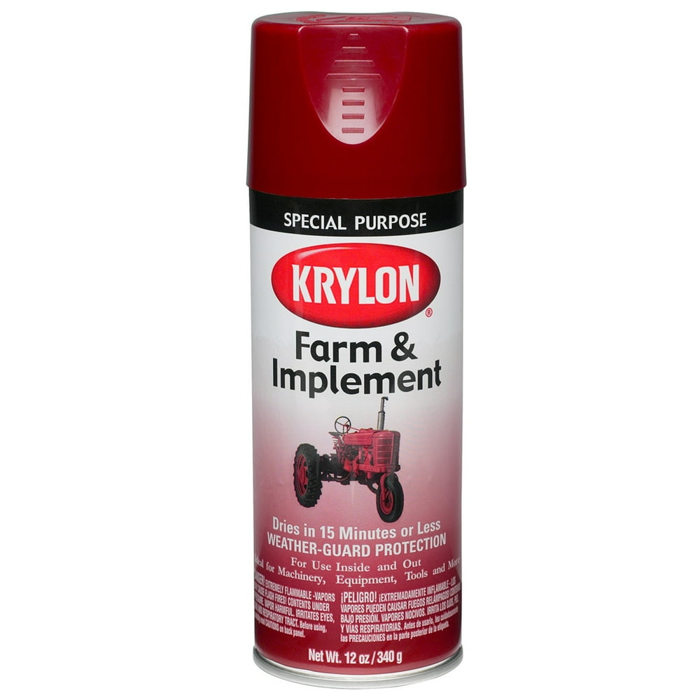 Krylon Farm & Implement Spray Paint, Beauty/International Harvester Red