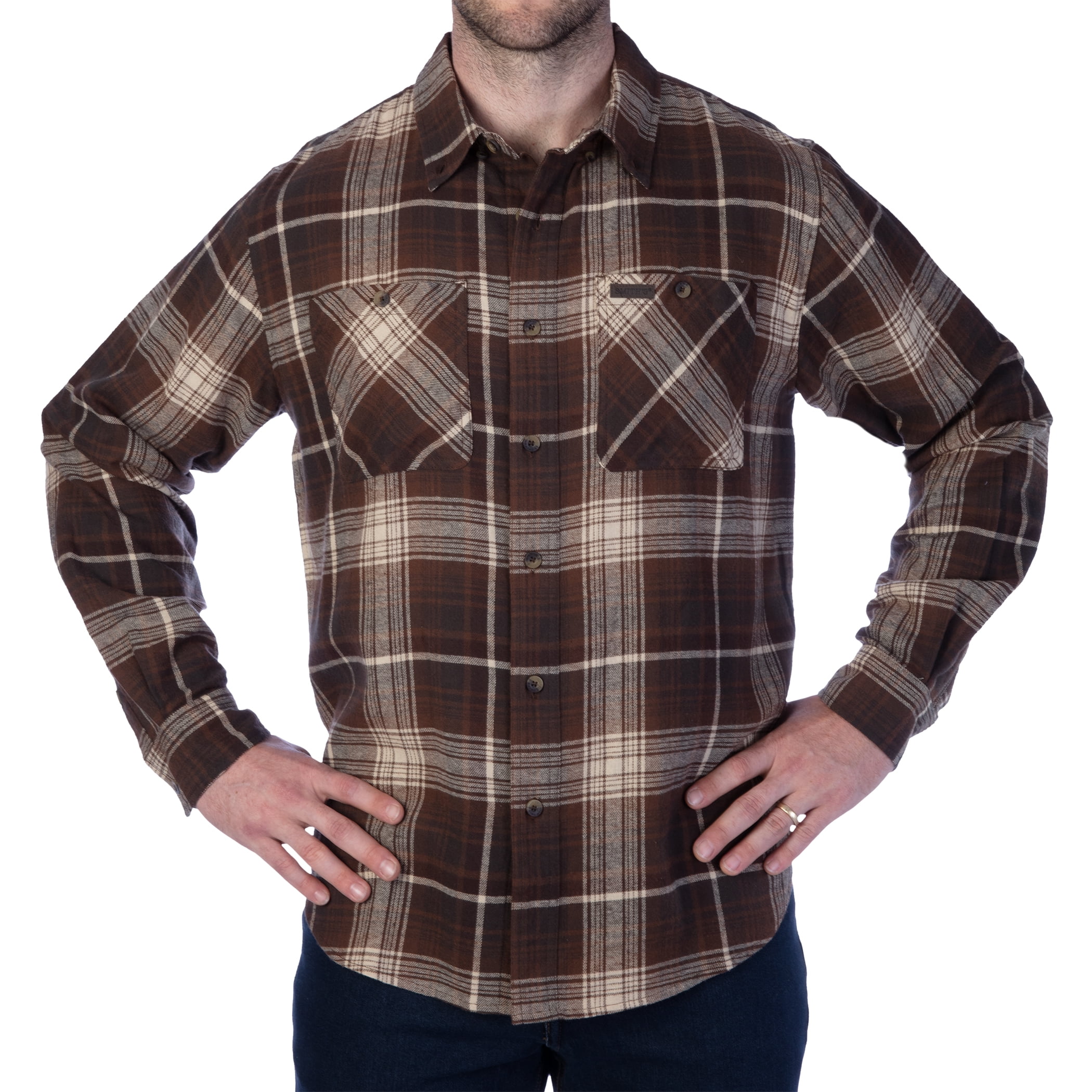 Brown Men's Cold Weather Flannels \u0026 Shirts