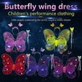 thumbnail image 2 of 4Pcs/Set Double Layers Girls Led Flashing Light Fairy Butterfly Wing Wand Headba, 2 of 4