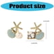 thumbnail image 3 of Trendy Starfish Earrings Stud With Zircon And Imitation Pearls Lightweight Alloy Jewelry Alloy Ear Studs For Women, 3 of 4