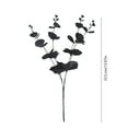 thumbnail image 3 of Artificial Eucalyptus Stems - 4 Forked Faux Branches with Realistic Leaves, Diy Wedding Bouquet Filler or Home Office Centerpiece Decor, 3 of 6