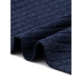 thumbnail image 6 of Agnes Orinda Women's Plus Size Tops Ribbed Knit Crew Neck Long Sleeve Casual Tunic Blouses with Button Decor 1X Dark Blue, 6 of 7