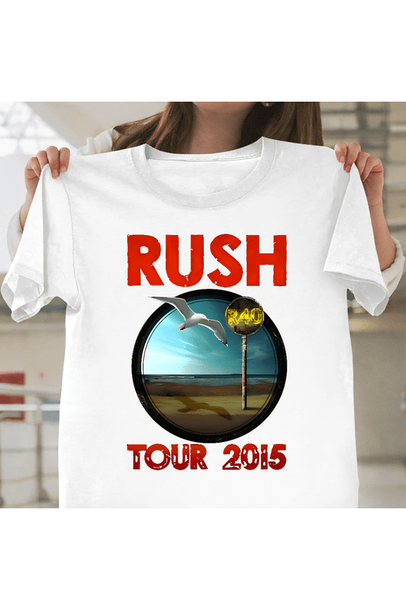 Rush R40 Live 40th Anniversary Tour Progressive Rock Concert Art Unisex T-Shirt, for men & women, up to size 5XL.
