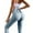 Blue, variant on Olyvenn Women's High Waist Peach Hip Lifting Fitness Pants Bow Trendy Sports Fitness Pants Yoga Full Length Pants for Women Trendy 2023 Blue 4