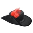 thumbnail image 5 of Fedora Hat Dress up Western Cowboy Hat for Men Women Beach Stage Performance, 5 of 8