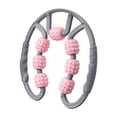 thumbnail image 1 of Rodillo muscular para piernas ador 7 ruedas Rollador de pierna portátil Herramienta de de rodillo de pata para el golfista Elbow ternero Gris y rosa, 1 of 8