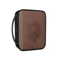 thumbnail image 2 of FKELYI Brown Lion Print PU Letaher Bible Cover for Women Men Church Bible Bag Carrying Book Case with Handle & Zipper Pocket Book Organizer Holder for Prayer Christian, 2 of 6