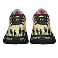 thumbnail image 5 of Remembrance Day Canada LeStWe Forget Canadian Shoes Sneakers Black Size 11.5, 5 of 7
